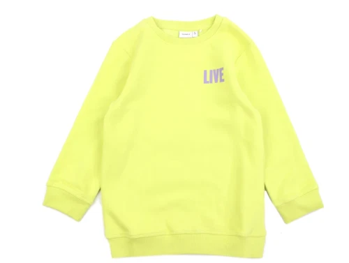 Name It sunny lime sweatshirt